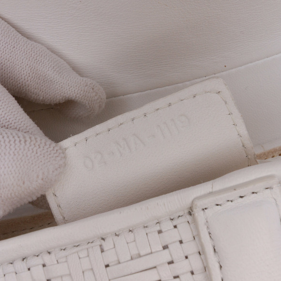 Pre-Loved Dior Ultra Matte Woven Calfskin Saddle Bag - Picture 5 of 9